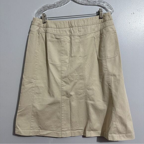 Talbots ladies khaki skirt size 14 - Picture 1 of 7